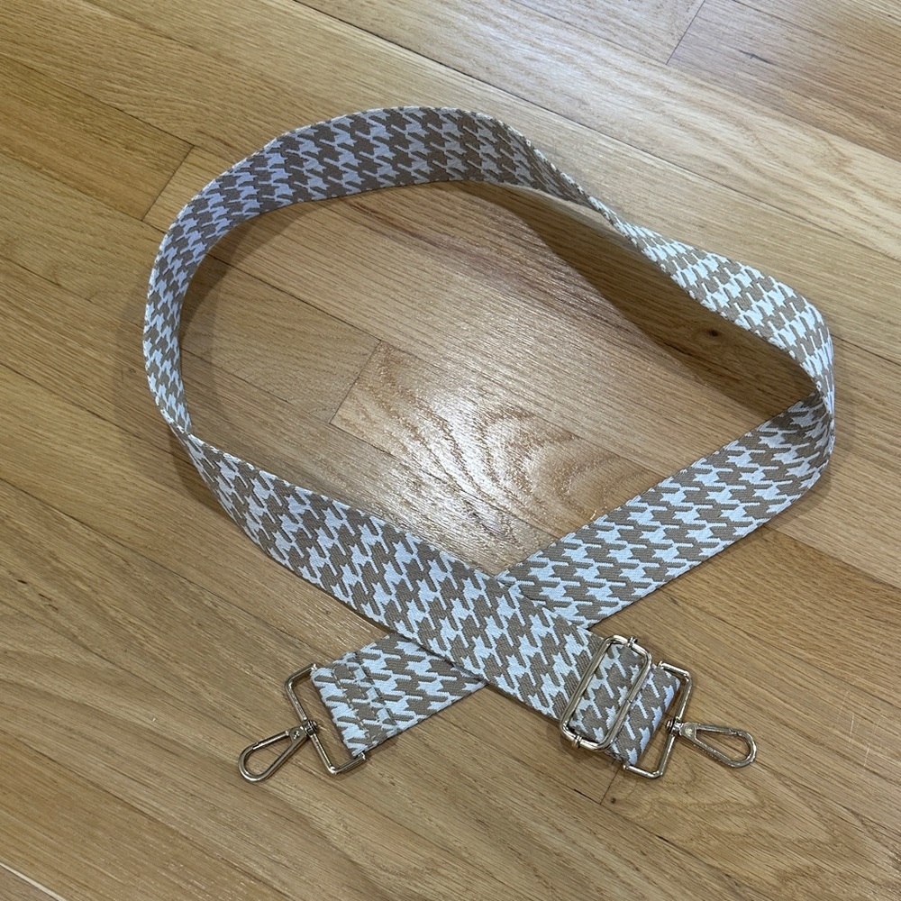 Stylish Adorn Houndstooth bag Strap
